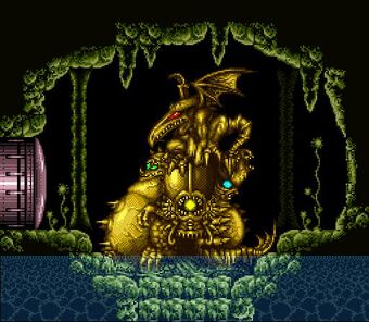 Golden Statue in Super Metroid