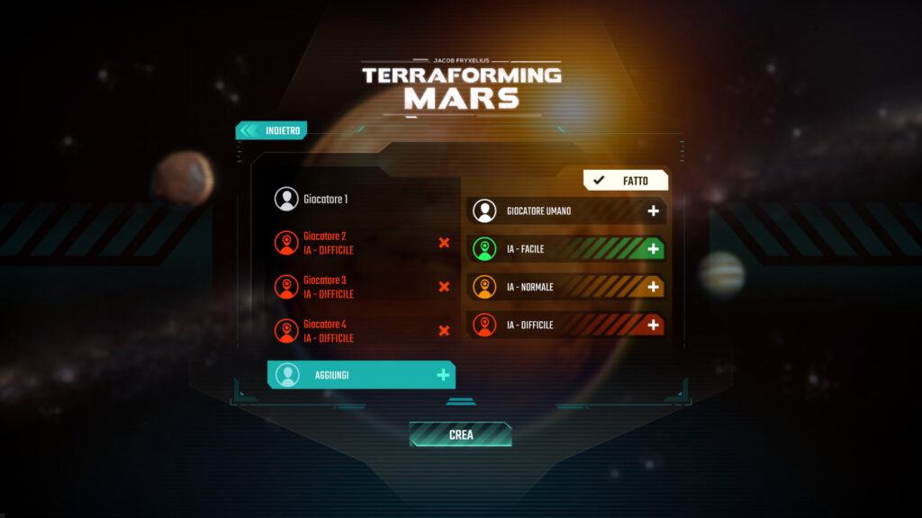 Terraforming Mars: IA
