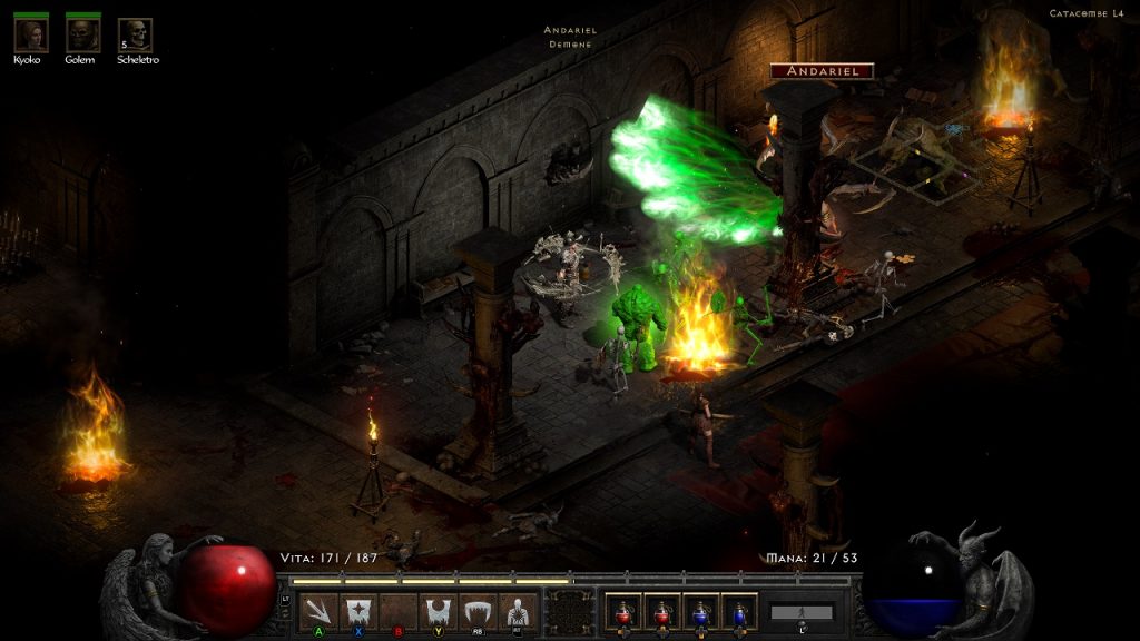 Andariel in Diablo 2 Resurrected 