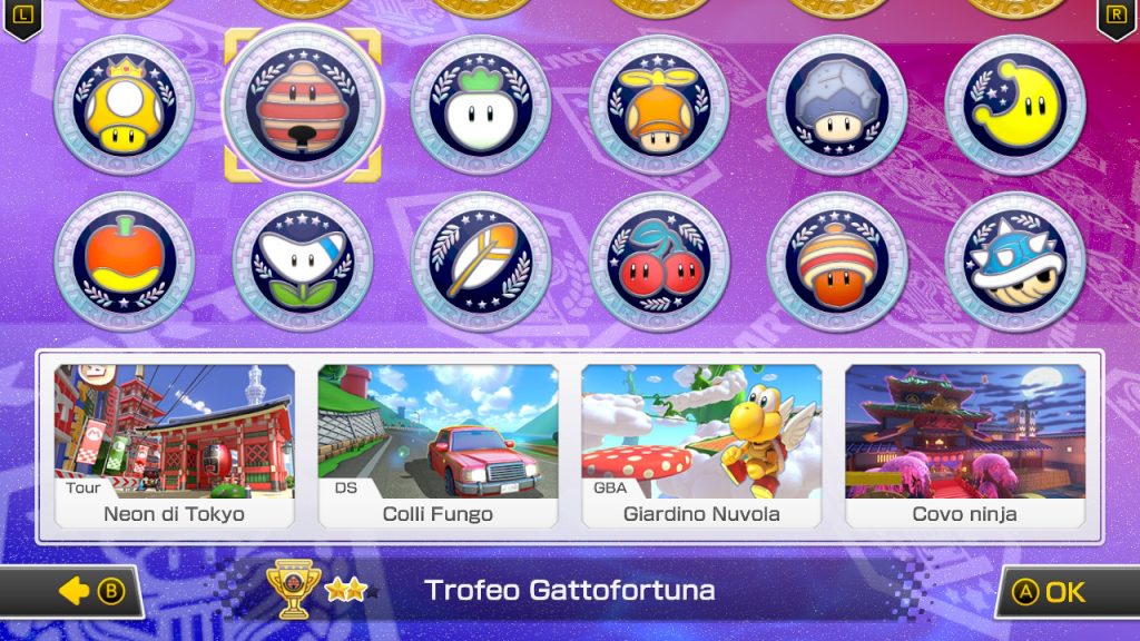 Trofeo Gattofortuna di Mario Kart 8 Deluxe Pass Percorsi Aggiuntivi