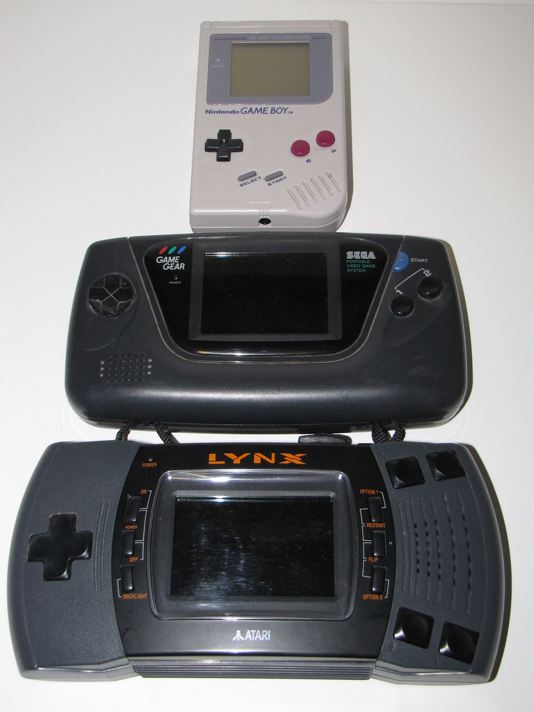 Game Boy, Game Gear e Atari Lynx: dimensioni a confronto
