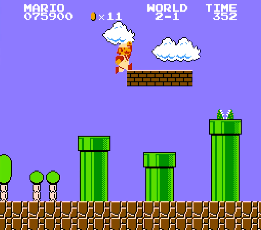 platform 2D Super Mario: Bros