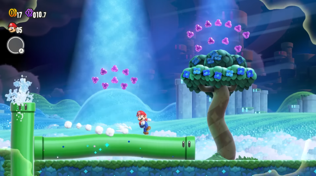 platform 2D Super Mario: Wonder