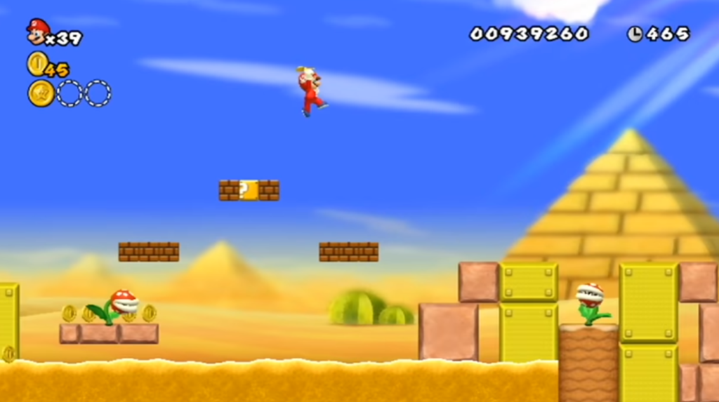 platform 2D Super Mario: New Super Mario Bros. Wii
