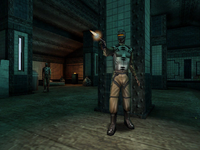 Deus Ex, screenshot ufficiale del gioco di ruolo cyberpunk di Ion Storm